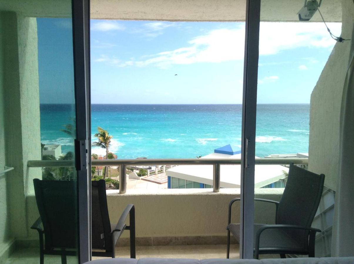 Departamento Cielo Ocen View En Condominios Solymar Cancun Luaran gambar