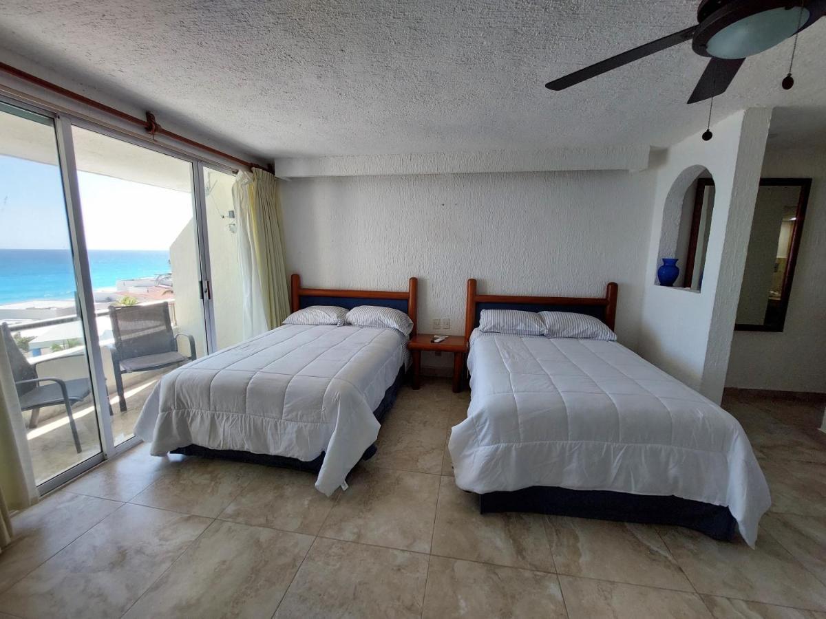 Departamento Cielo Ocen View En Condominios Solymar Cancun Luaran gambar