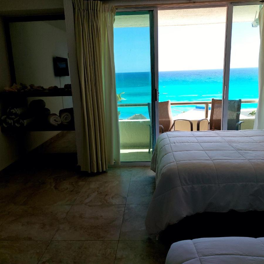 Departamento Cielo Ocen View En Condominios Solymar Cancun Luaran gambar